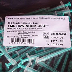 Norm-Ject Luer Slip BULK Syringe
