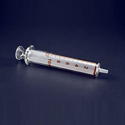 Fortuna Brand Glass Syringe - Glass Luer Slip Tip